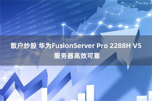 散户炒股 华为FusionServer Pro 2288H V5 服务器高效可靠